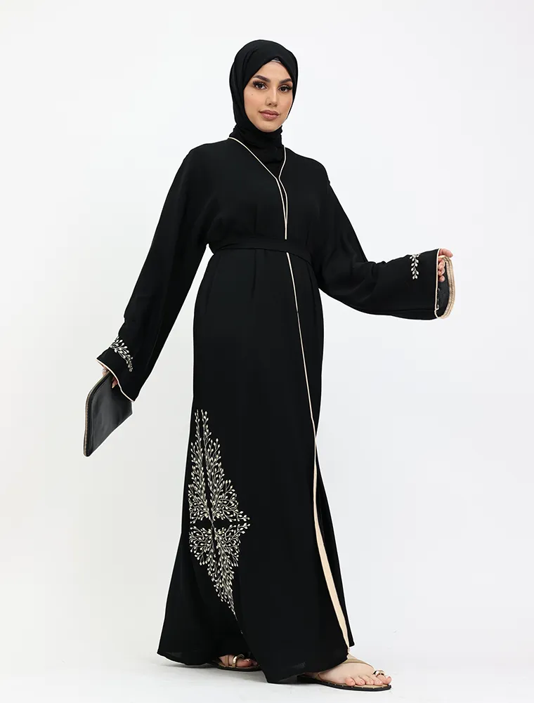 Cream Hareem Abaya